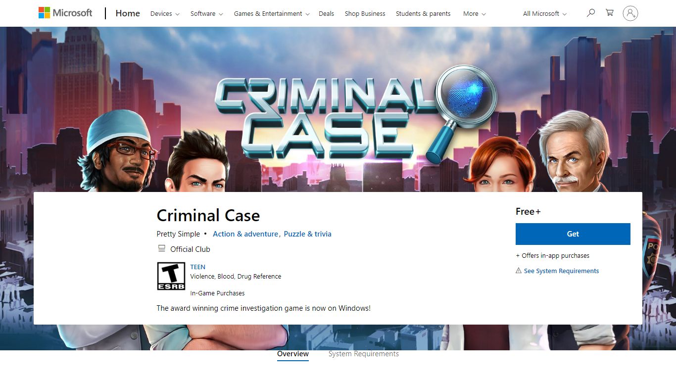 Get Criminal Case - Microsoft Store